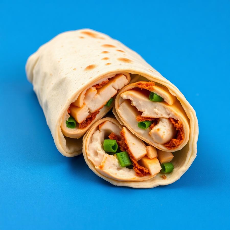 Wrap - crispy fried chicken & burgers menu at Los Pollos Club Payyavoor